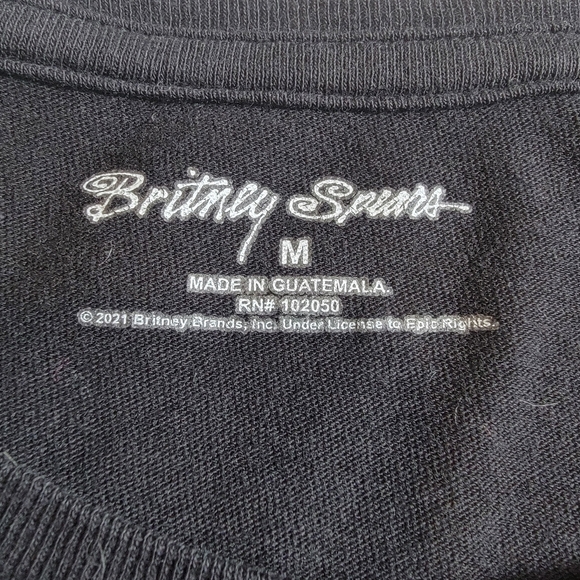 Britney Spears Baby one more time black cover B army t-shirt size Medium - Picture 4 of 8